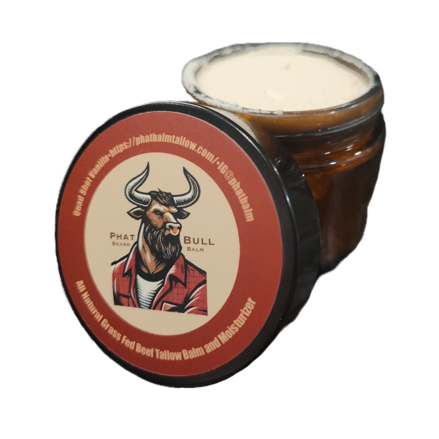 Phat Bull Beard Balm Quad Shot Vanilla 1oz