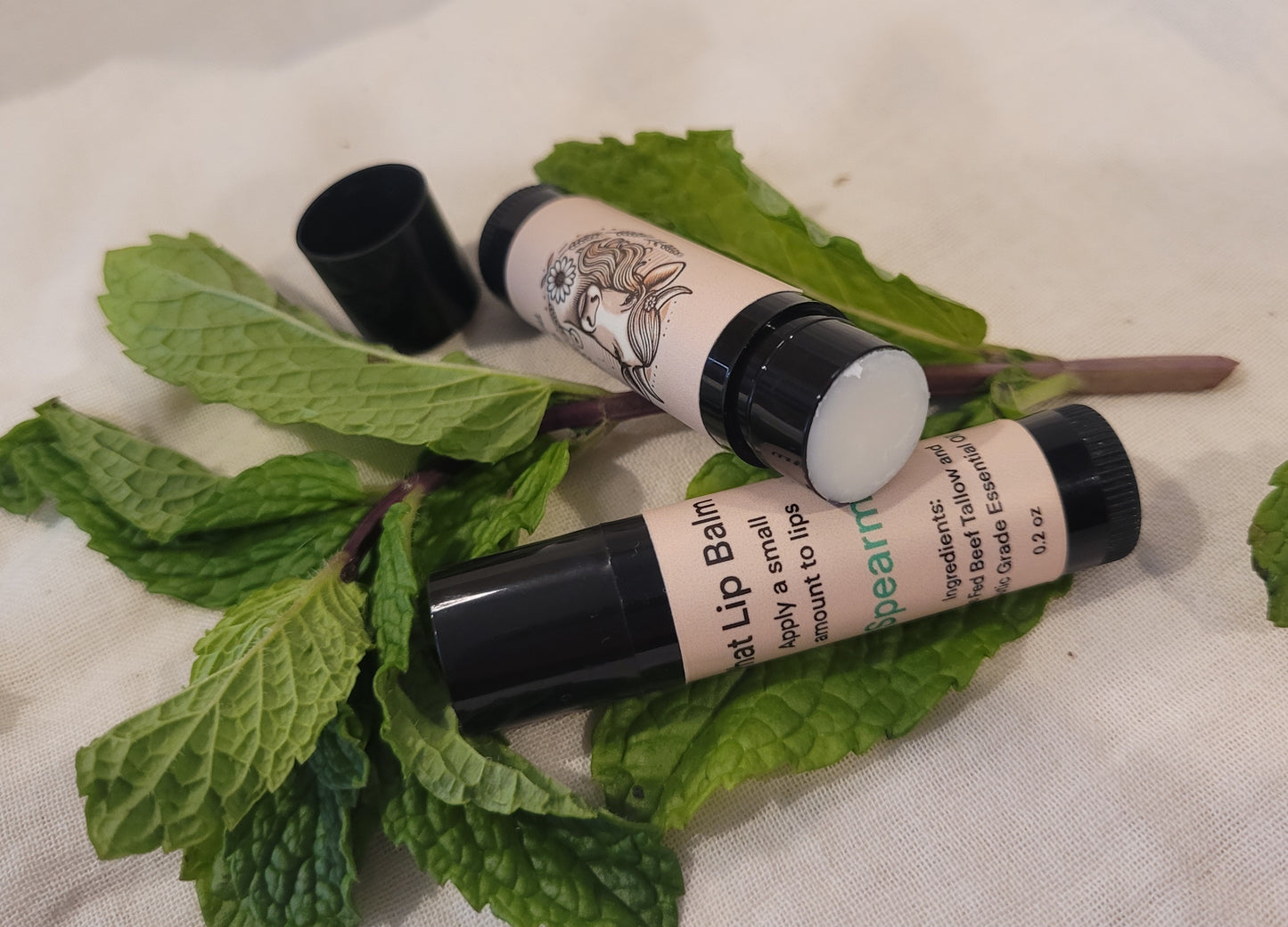 Spearmint Tallow Lip Balm