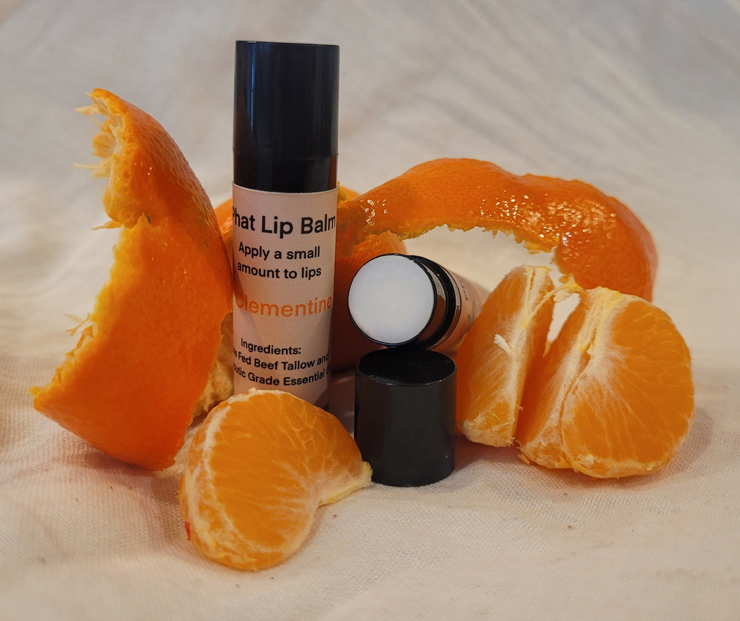 Clementine Tallow Lip Balm