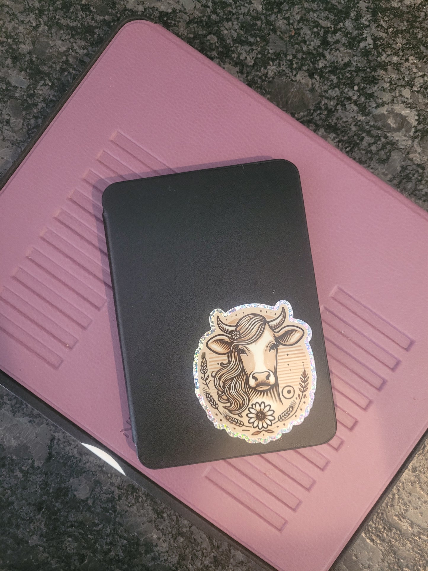 PhatCow Glitter Sticker