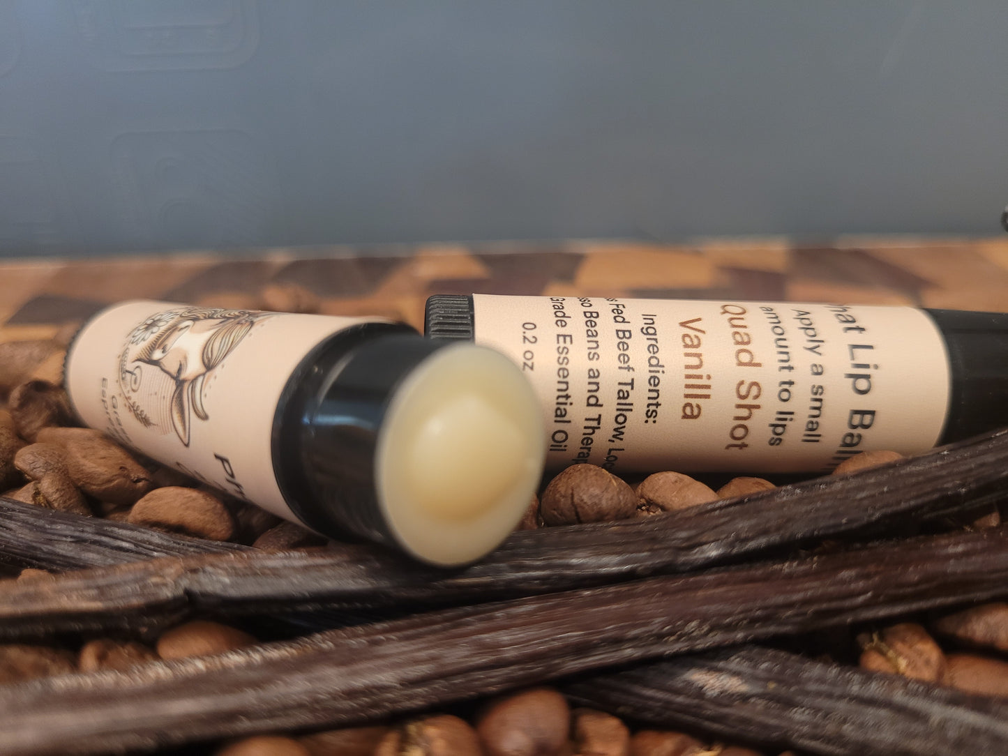 Quad Shot Vanilla Tallow Lip Balm
