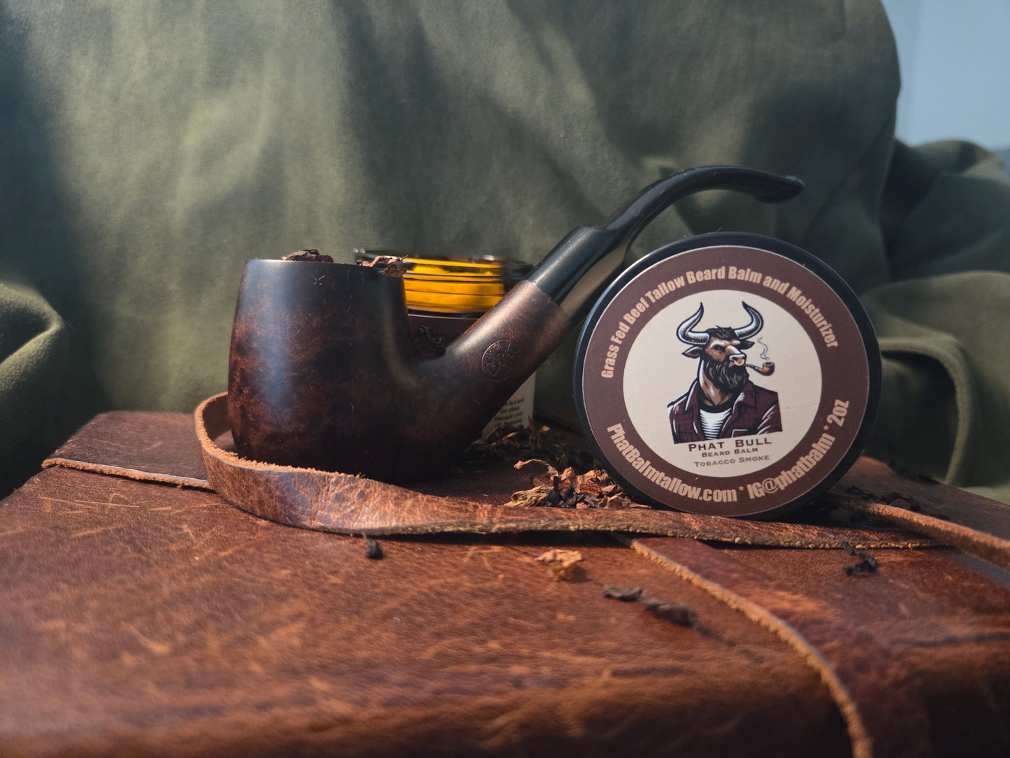 Tobacco Smoke Whipped Tallow Beard Balm 2oz